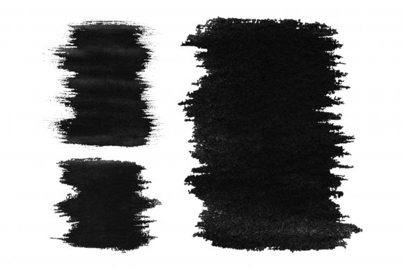 Watercolor Black Texture Background for Illustrations